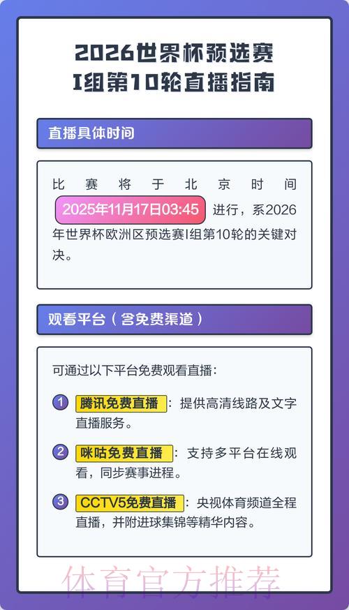 2026世界杯赛事直播收看完整指南 2026世界杯赛事直播收看完整指南